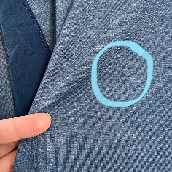 Champion C9 Blue Colorblock Running Athletic Longsleeve Top - Picture 7 of 13